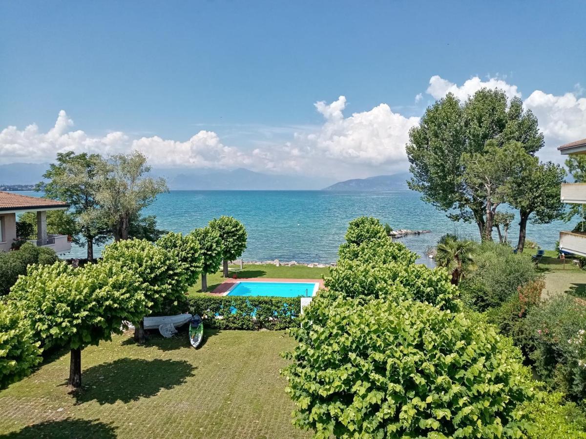 Casa Lugana 9 - Monolocale Con Piscina Fronte Lago Сирмионе Екстериор снимка